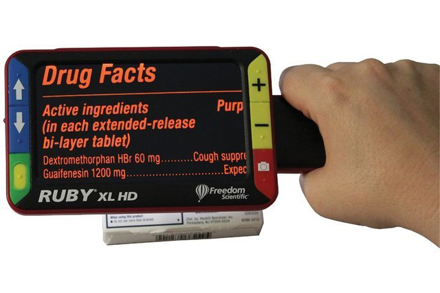Freedom-Scientific-Ruby-handheld-video-magnifier